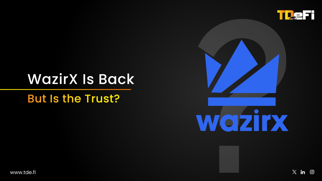 WazirX Is Back